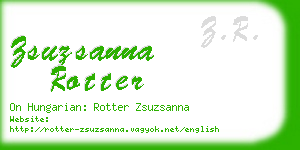 zsuzsanna rotter business card
